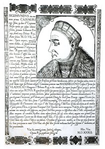 Sigismund I (1467-1548), 1532 by Unbekannt Unbekannt